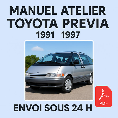Manuel atelier toyota - manuel, previa