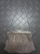 sac aumonière en argent