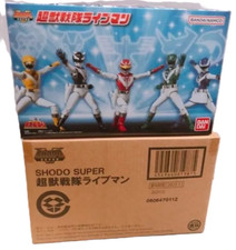 2023 Bandai Japan Shodo Bioman 3 Liveman 5 Set Brand New Sealed  !