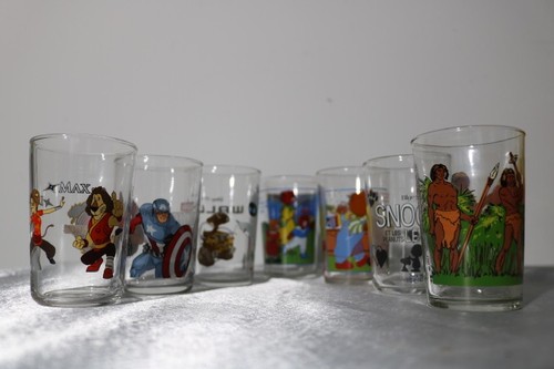 Lot verres à moutarde - 7,