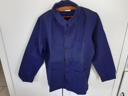 Ancienne veste bleu travail - de,