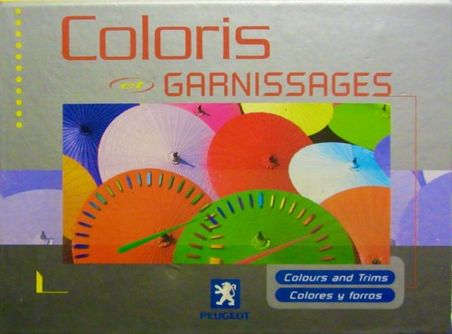 Peugeot coloris garnissage - coloris, et