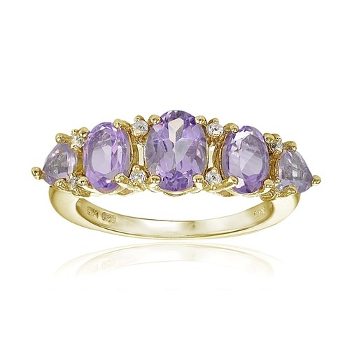 Bague demi éternité - bague, 5