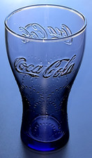 Coca Cola Verre Publicitaire Violet Hauteur 14,5cm Bistrot Bar Collection Mc Do