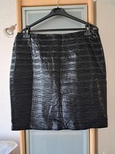Jupe neuve taille 44 similicuir noir Javier Simorra