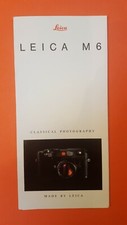 Brochure de vente LEICA M6 -