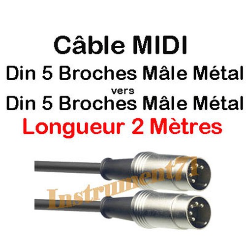 Câble midi din broches - 5,