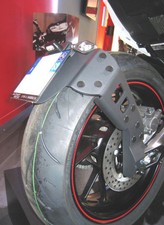 Support de plaque déporté  Ras de Roue Yamaha MT-09 2013 ->2016  / ABS