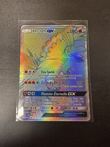 Carte pokémon gx - ho-oh, promo