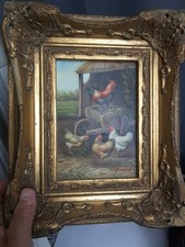 Ancien Tableau Œuvre D'art