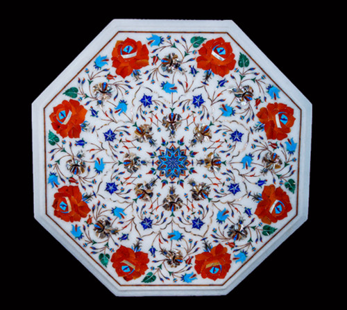 Marble coffee center - 18", table