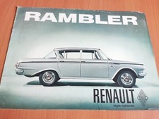 CATALOGUE BROCHURE RAMBLER RENAULT  #R7