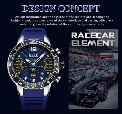 Superbe montre luxe sport bleu - luxe,