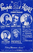 Partitioncht acc gt 1953  Poupée d'Alsace, valse de Robert CHABRIER - Gus VISEUR