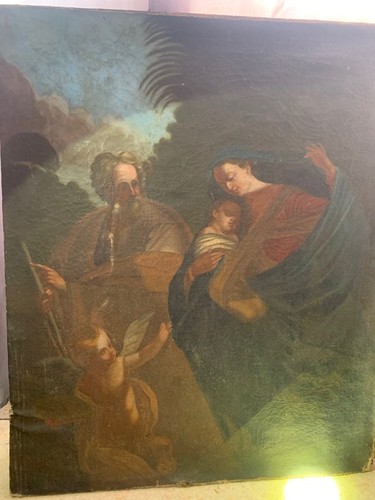 Tableau ancien fuite en - ancien:, la