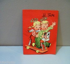 Vtg Christmas Card Angel