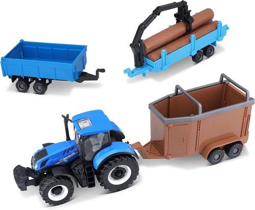 Modèle tracteur bleu new - tracteur,