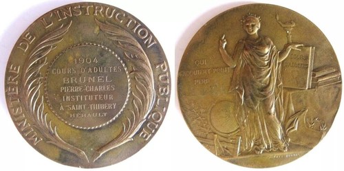 Médaille saint thibery - saint,