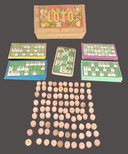 Jeu loto traditionnel avec - jeu,