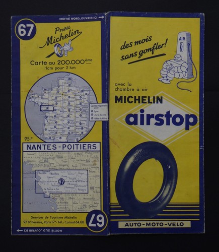 Carte michelin old map - carte,