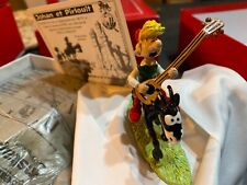 pixi Pirlouit Jouant De La Guitare à Cheval Sur Biquette réf: 3800 196/1000 2002