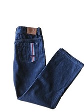 Jean Tommy Hilfiger enfant 12-14 ans – Coupe droite, denim brut**