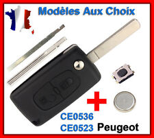 Coque Clé Pour Peugeot 107 206 207 307 308 SW 407 807 3008 5008 Partner Expert 