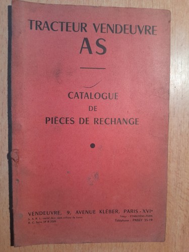 Vendeuvre tracteur - as,