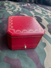 CARTIER Boîte Écrin Rouge Bague Box Red 7,5 x 7,5 x h 5,5 cm Cartier Joaillerie