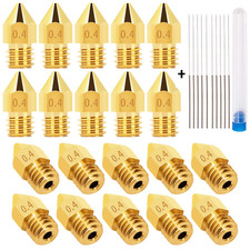 20x Buse Nozzle 0.4mm MK8 pour