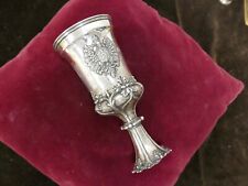 timbale,calice de chasse ou de tir argent Empire Allemand,P 200g,D 9cm,H 20cm