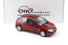 Ottomodels Ottomobile Otto 1/18 Peugeot 206 S16 Rouge Lucifer 1999 OT1039