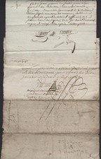 25 documents de 1720 à 1879