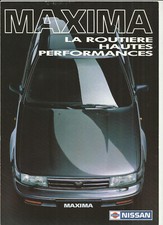 NISSAN MAXIMA - 1989 ? catalogue publicitaire brochure dépliant prospectus