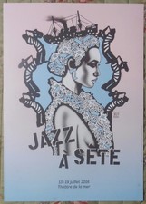 AFFICHE FESTIVAL JAZZ à SèTE