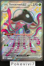Carte Pokemon TERRACRUEL 213/091 EX FA Full Art Shiny EV4.5 PAF FR NEUF