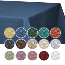 Nappe Carré Optique Laisse Effet Lotus Linge de Table Imperméable Nappe Milieu