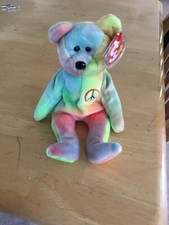 PEACE BEAR Beanie Baby 1996