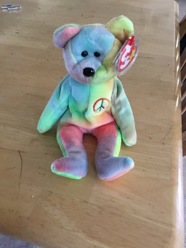 Peace bear beanie - peace, 1996
