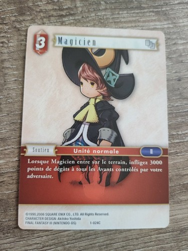 Final fantasy trading card