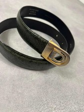 Ceinture cuir vintage marron