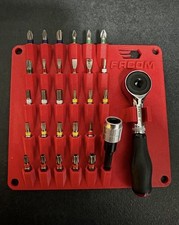 Support d’embouts FACOM – Rouge – Capacité 30 embouts