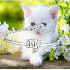 Bracelet - 2 Chats Mignon -