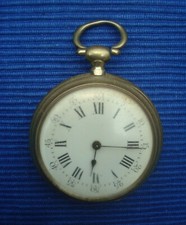 Montre Gousset Mécanique Fonctionne CORTEBERT Cylindre 10 Rubis