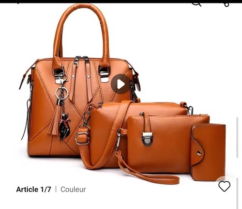 Ensemble sac main - main, femme