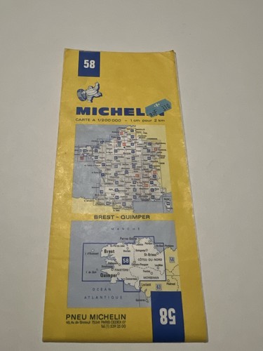 Michelin carte routière - routière, n°58