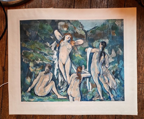 Paul cezanne les - , baigneuses