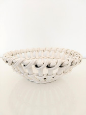 Panier tressé ancien - , en
