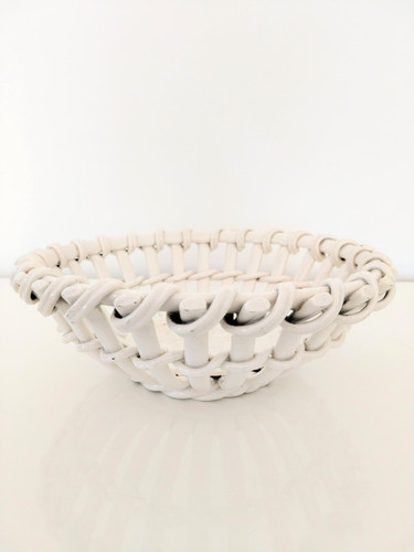 Panier tressé ancien - , en
