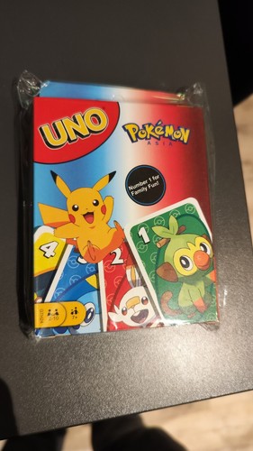 Jeu uno pokémon - jeu,